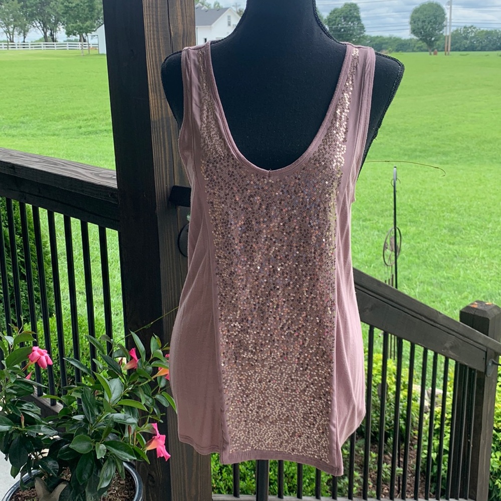 Sequined Mauve Pink Tunic